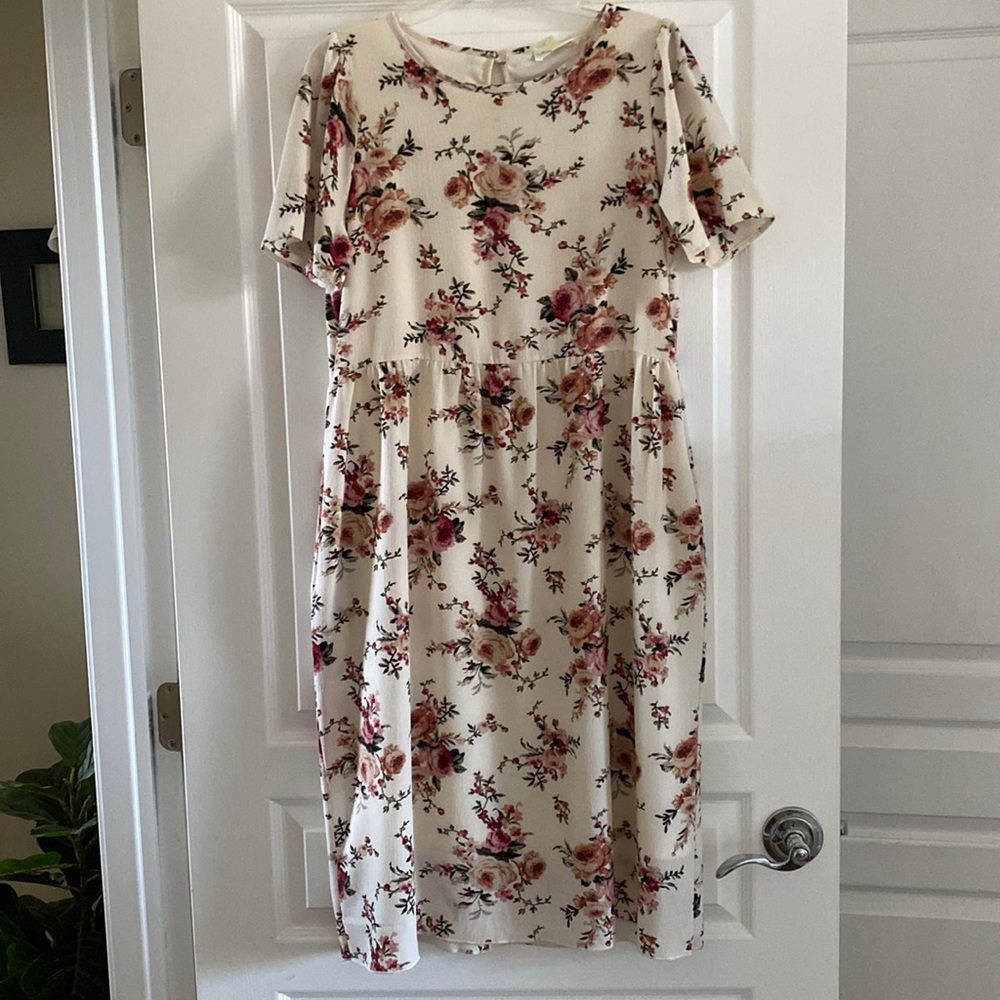 Midi floral dress